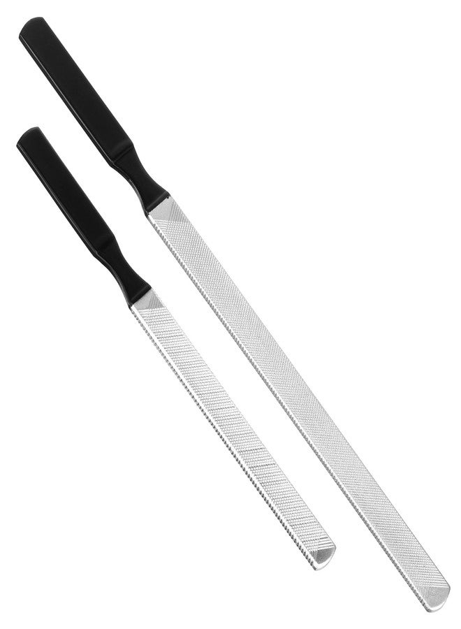 Bruislard 2 Pcs Toe Nail Files for Thick Nails, Dog NailFile Board Stainless Steel Coarse Nailfile Nail Care Tool for Men, Women, Dogs - Image 1
